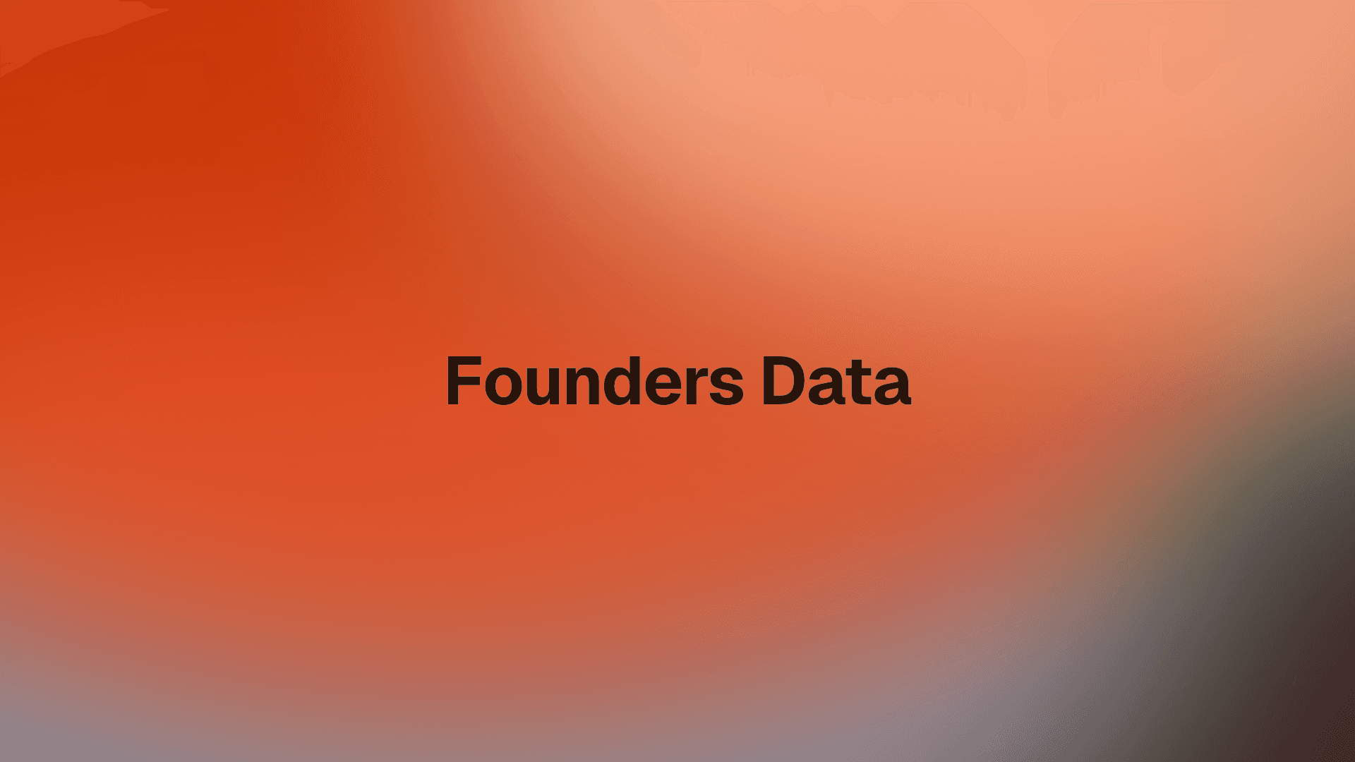 Founders preview